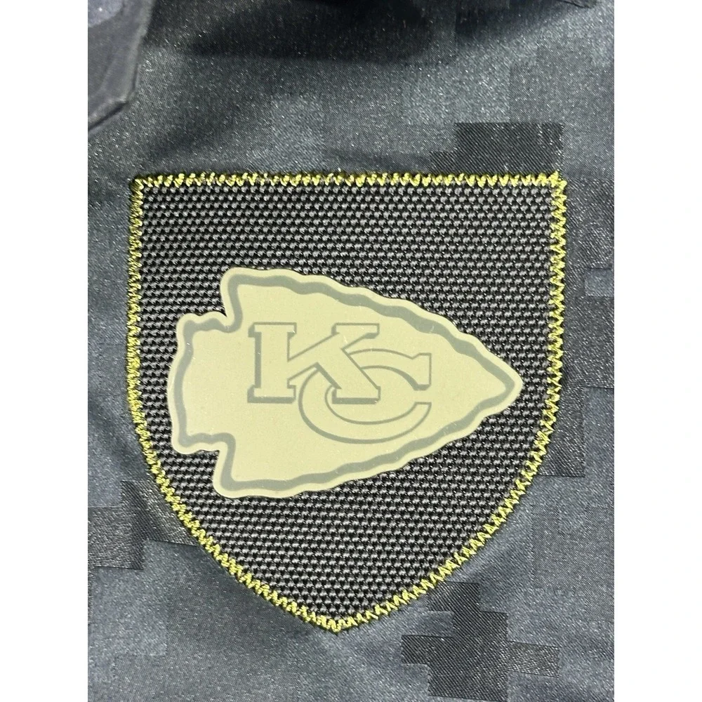 Nike Chiefs Salute to Service Jacket Small NFL‎ Camo Coach Fleece Lined On Field